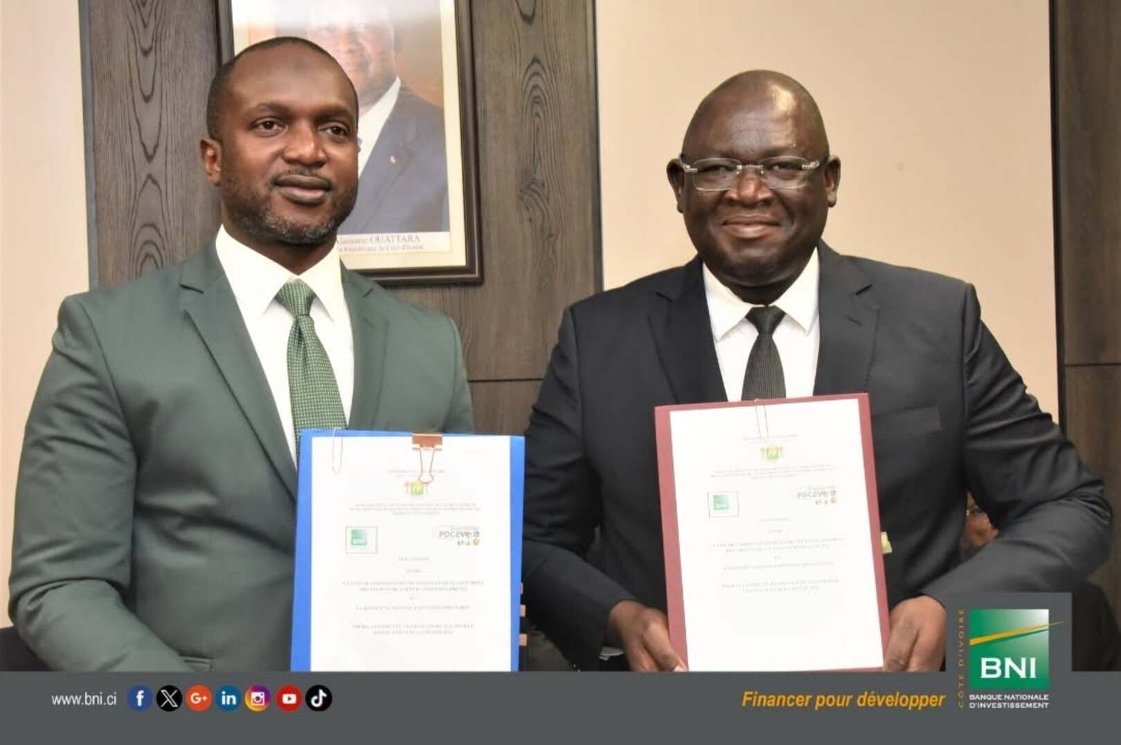 BNI and Ministry Sign Strategic Partnership to Boost Agricultural Development in Côte d’Ivoire